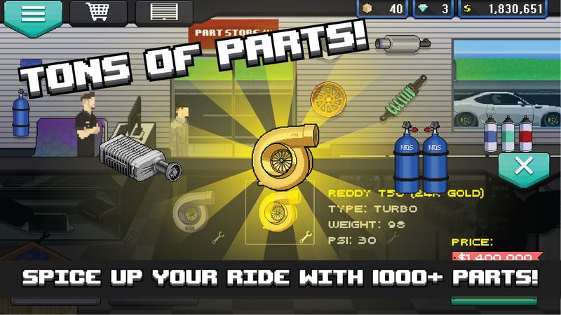 Pixel Car Racer 4